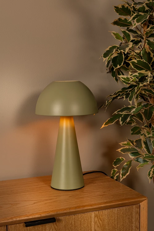 Lucide JORGO - Table lamp - Ø 20 cm - 1xE27 - Green | Essential - atmosphere 1